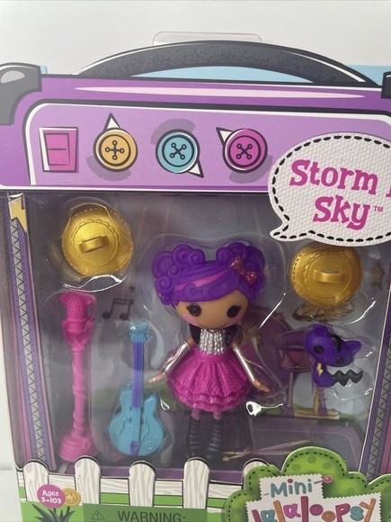 Mini Lalaloopsy Storm E. Sky 3" Figure w/Pet and Accessories NEW Ages 3+ - Picture 4 of 9